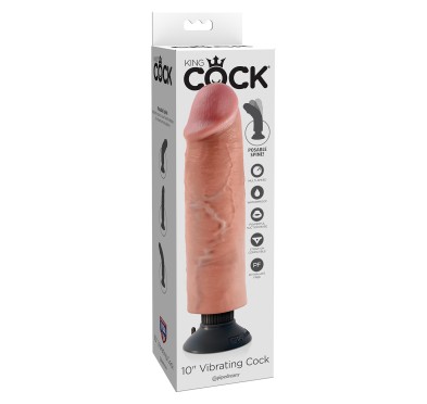 Wibrator-VIBRATING COCK FLESH 10 INCH